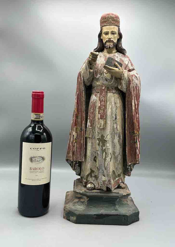 Antique Vietnamese Catholic Male Saint Figure