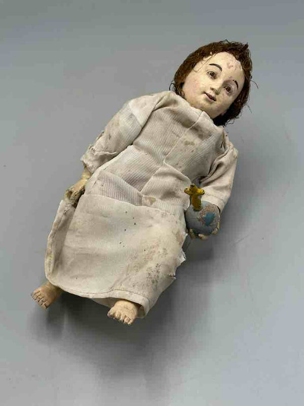 Antique Vietnamese Catholic Baby Jesus Saint Figure