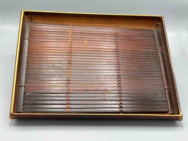 4-Sided Deep Large Bamboo Serving Tray - Viet Nam