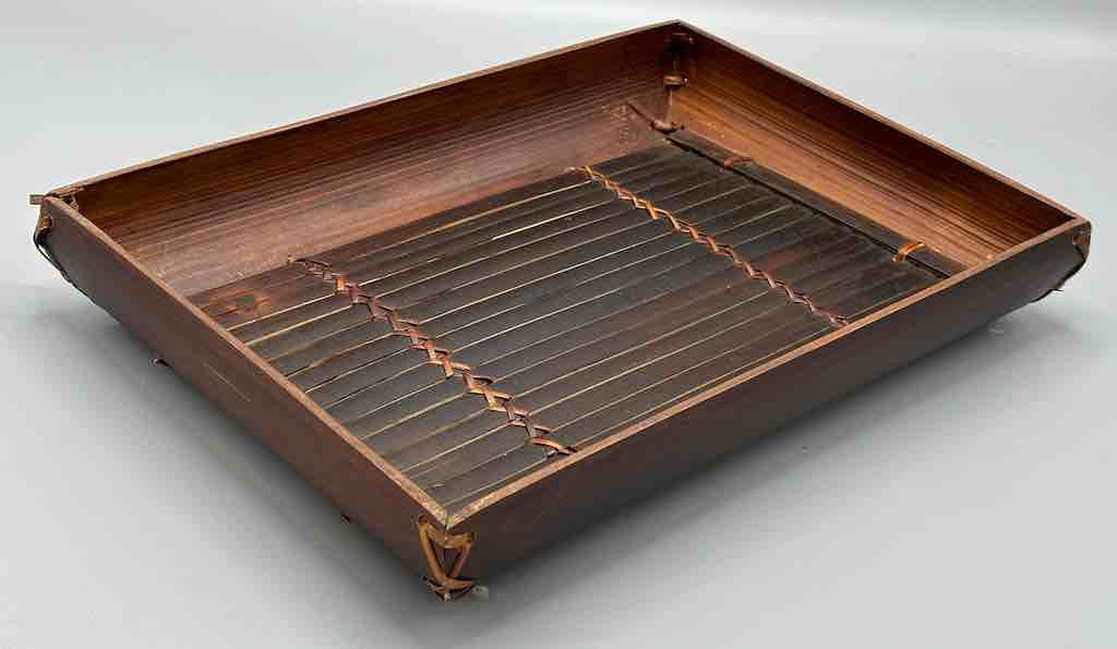4-Sided Deep Small Bamboo Serving Tray - Viet Nam