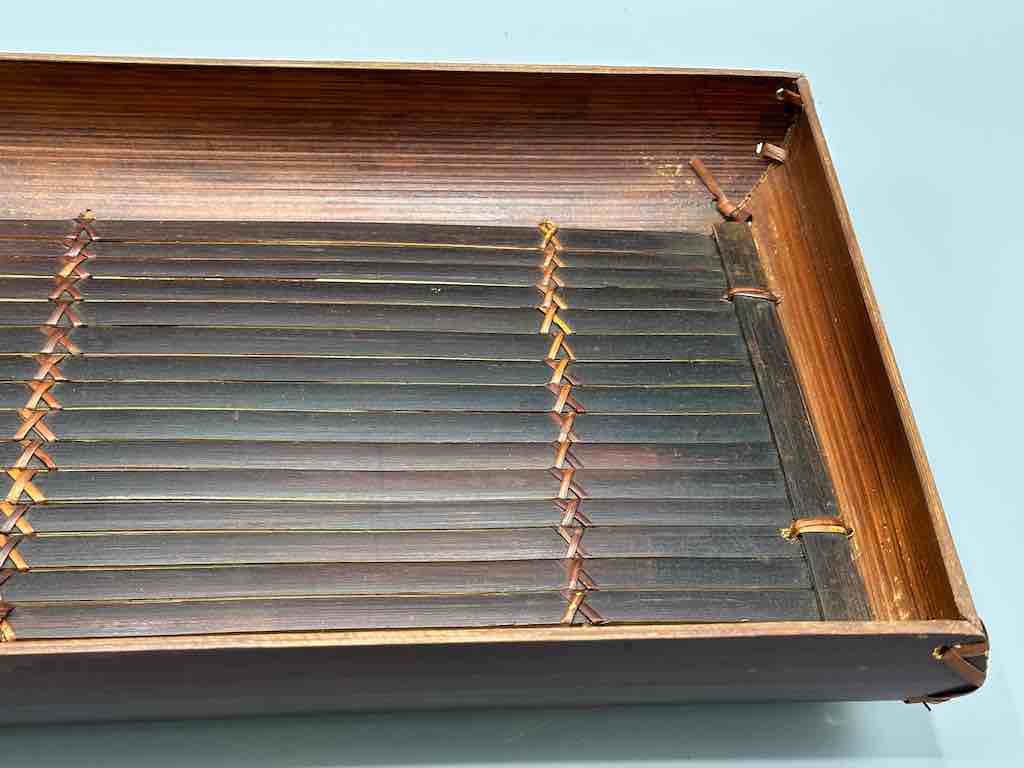 4-Sided Deep Small Bamboo Serving Tray - Viet Nam