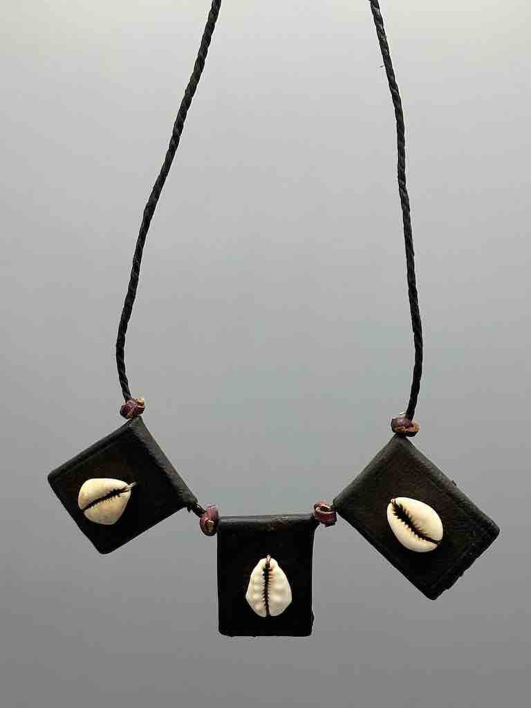 Leather Amulet Necklace