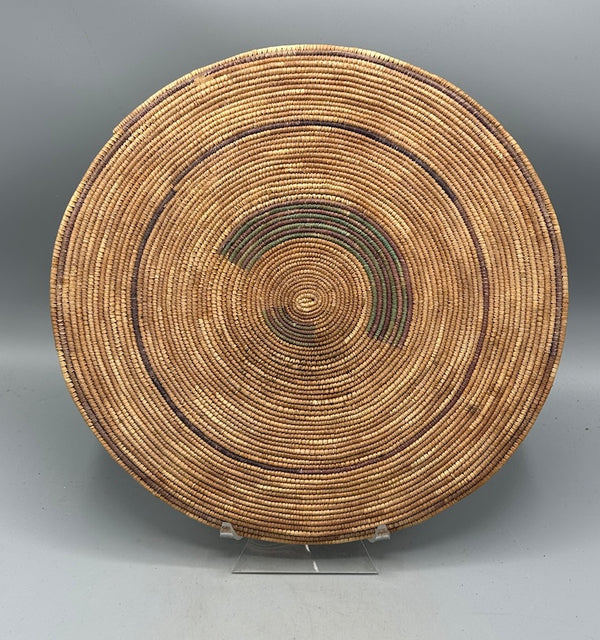 Best Most Finely Woven Flat Disk Fulani Basket - Mali - Niger Bend