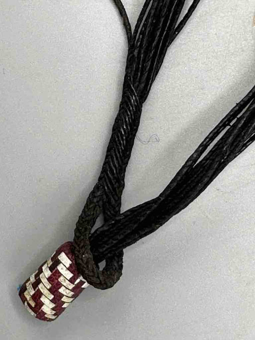 Multi-Strand Very Fine Leather Necklace Choker  - Niger
