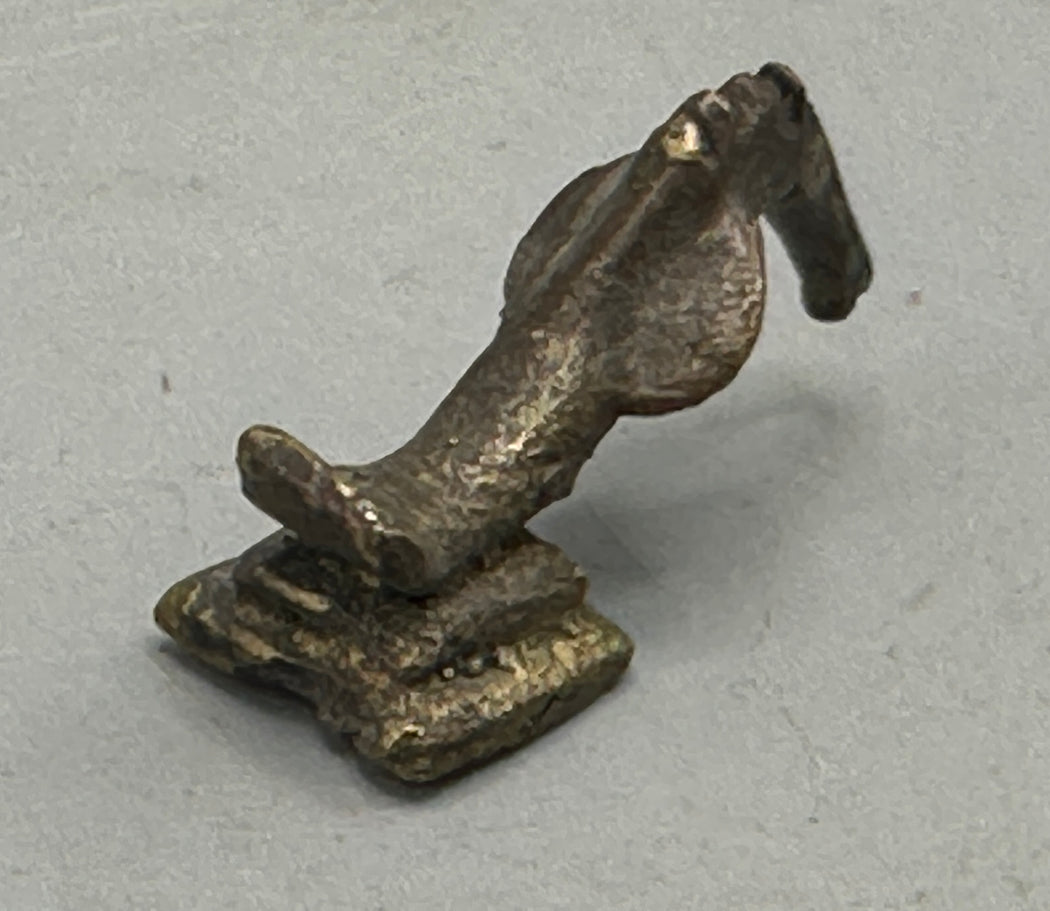 Small Vintage African Baule Brass Bird Gold Weights - Ivory Coast