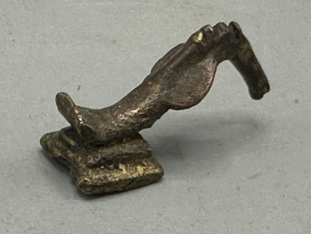Small Vintage African Baule Brass Bird Gold Weights - Ivory Coast