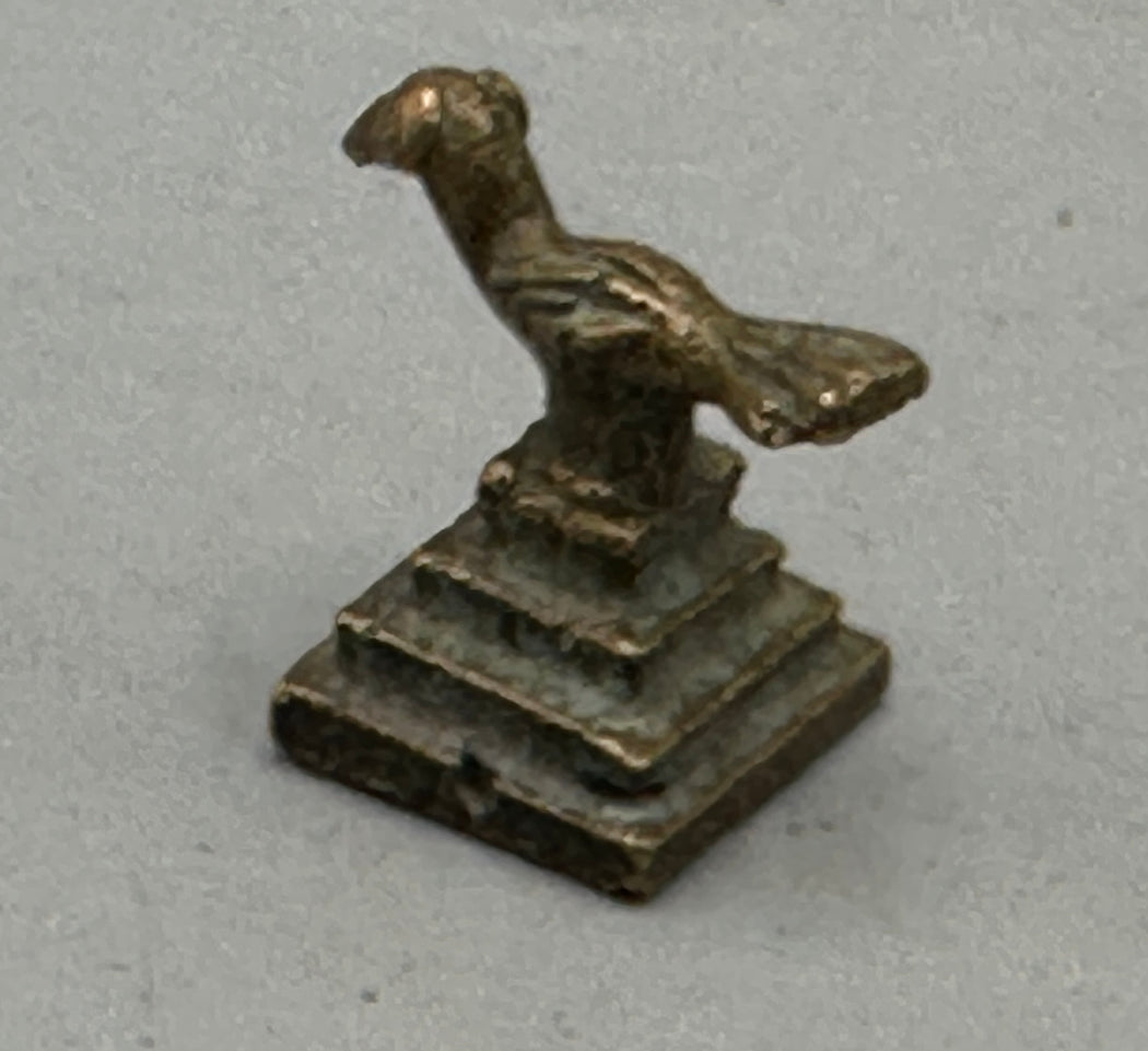 Small Vintage African Baule Brass Bird Gold Weights - Ivory Coast