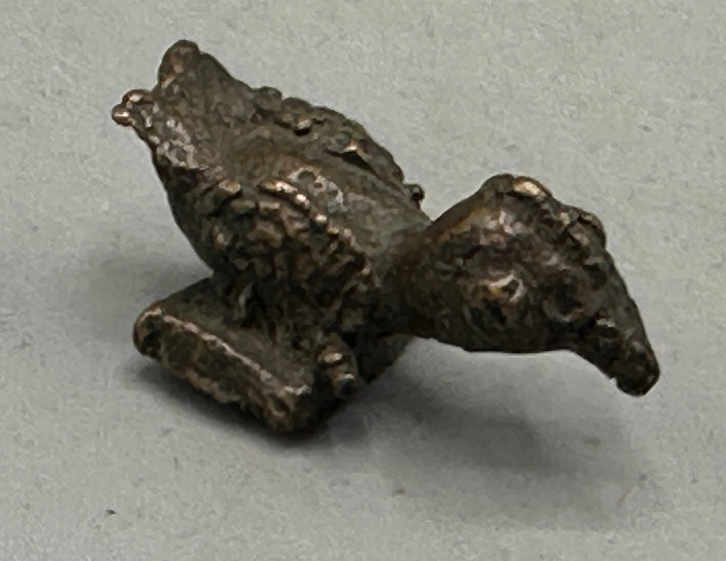 Small Vintage African Baule Brass Bird Gold Weights - Ivory Coast