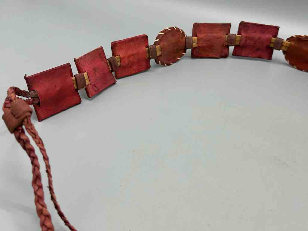 African Cultural Real Cowrie Shell-Leather Medallions Belt - 6 colors