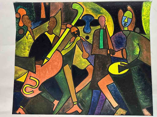 Osogbo School African Painting on Heavy Paper Frameable Art