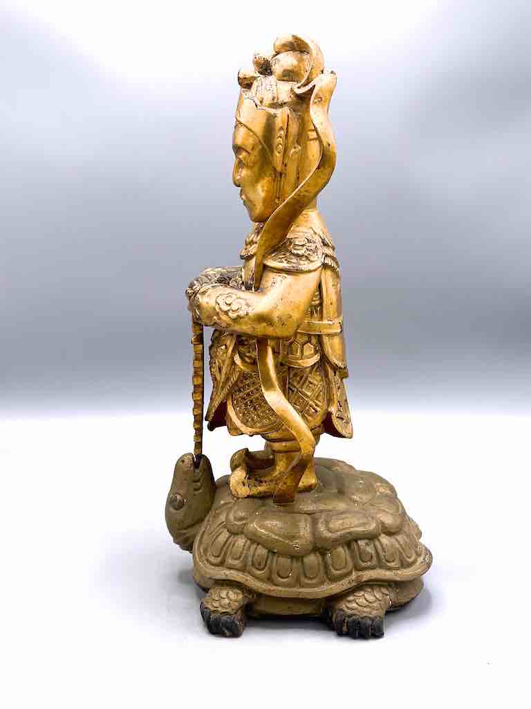 Antique Vietnamese Buddhist Altar Statue