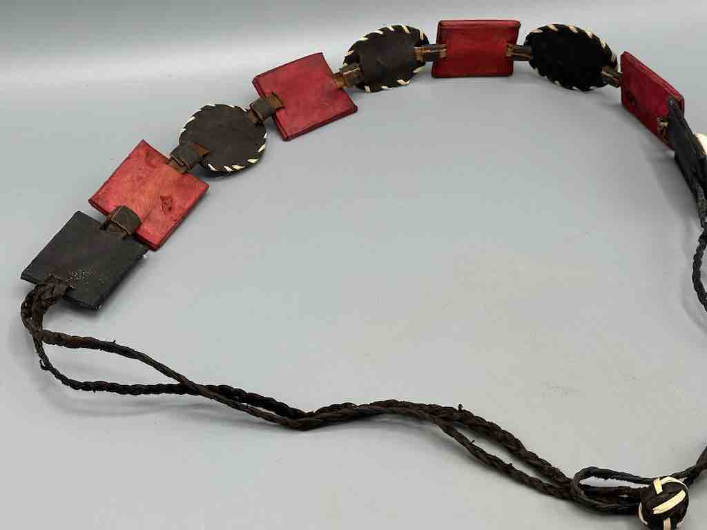 African Cultural Real Cowrie Shell-Leather Medallions Belt - 6 colors