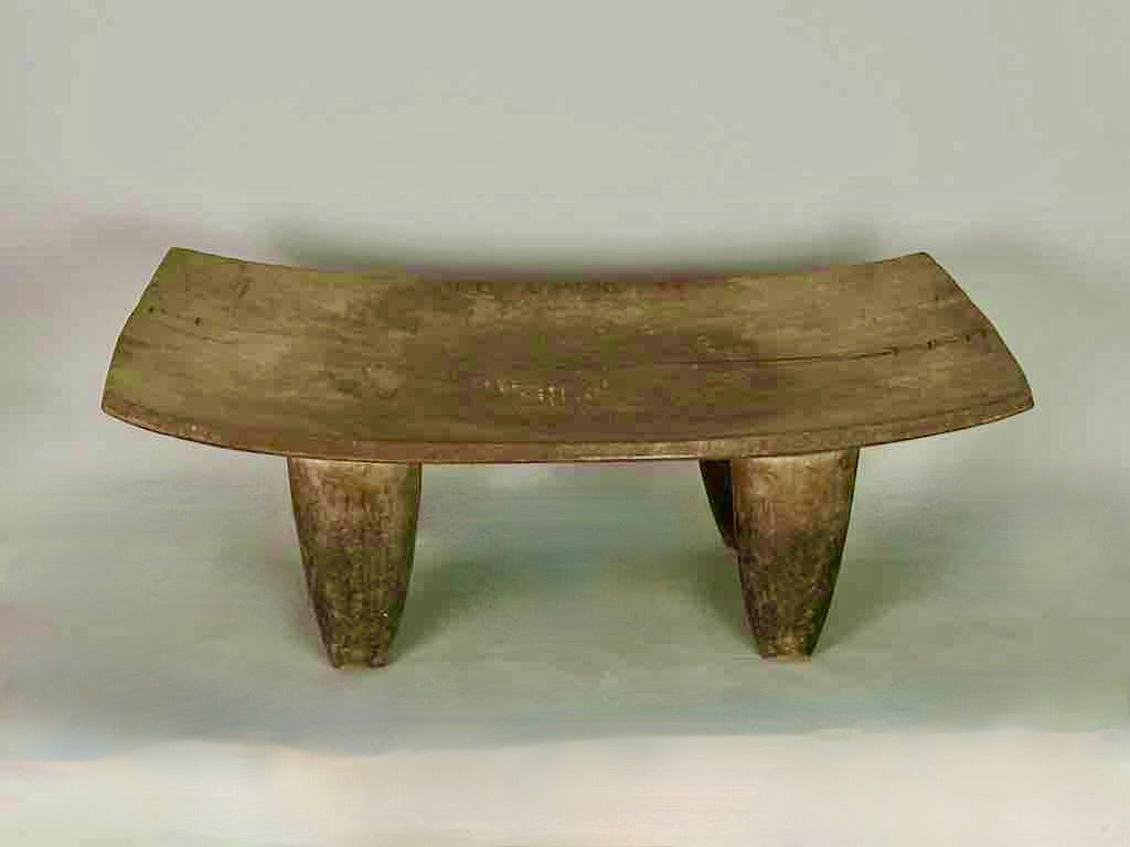 Very large, extraordinary vintage Senufo stool table - Ivory Coast