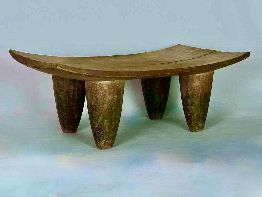 Very large, extraordinary vintage Senufo stool table - Ivory Coast