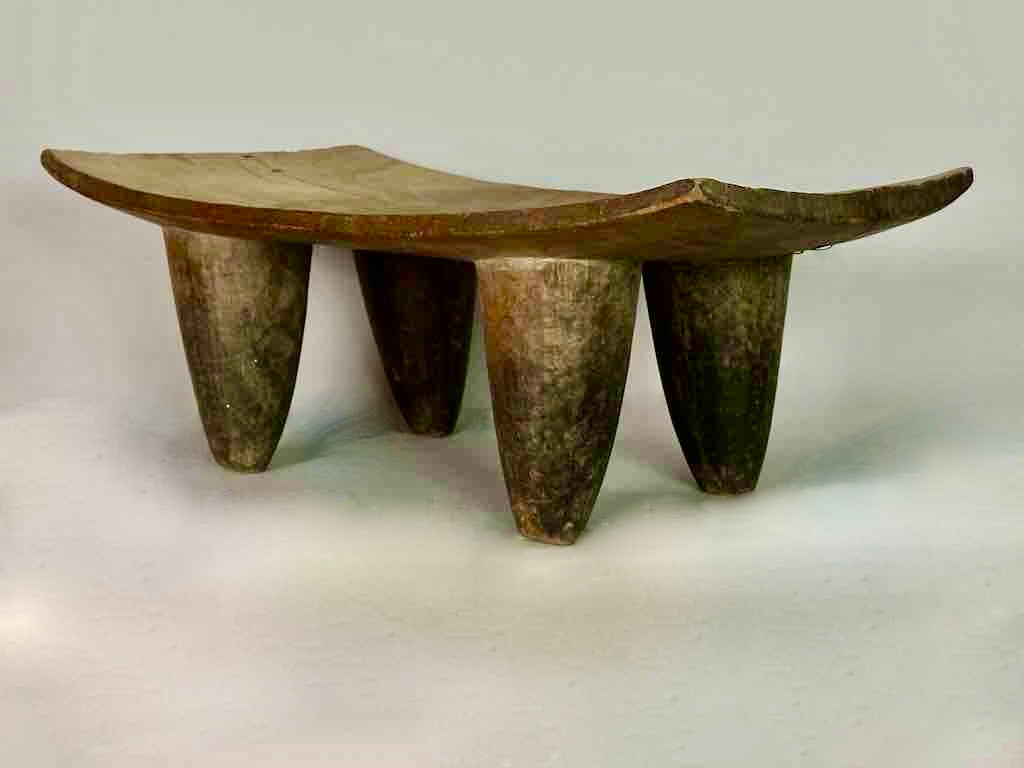 Very large, extraordinary vintage Senufo stool table - Ivory Coast