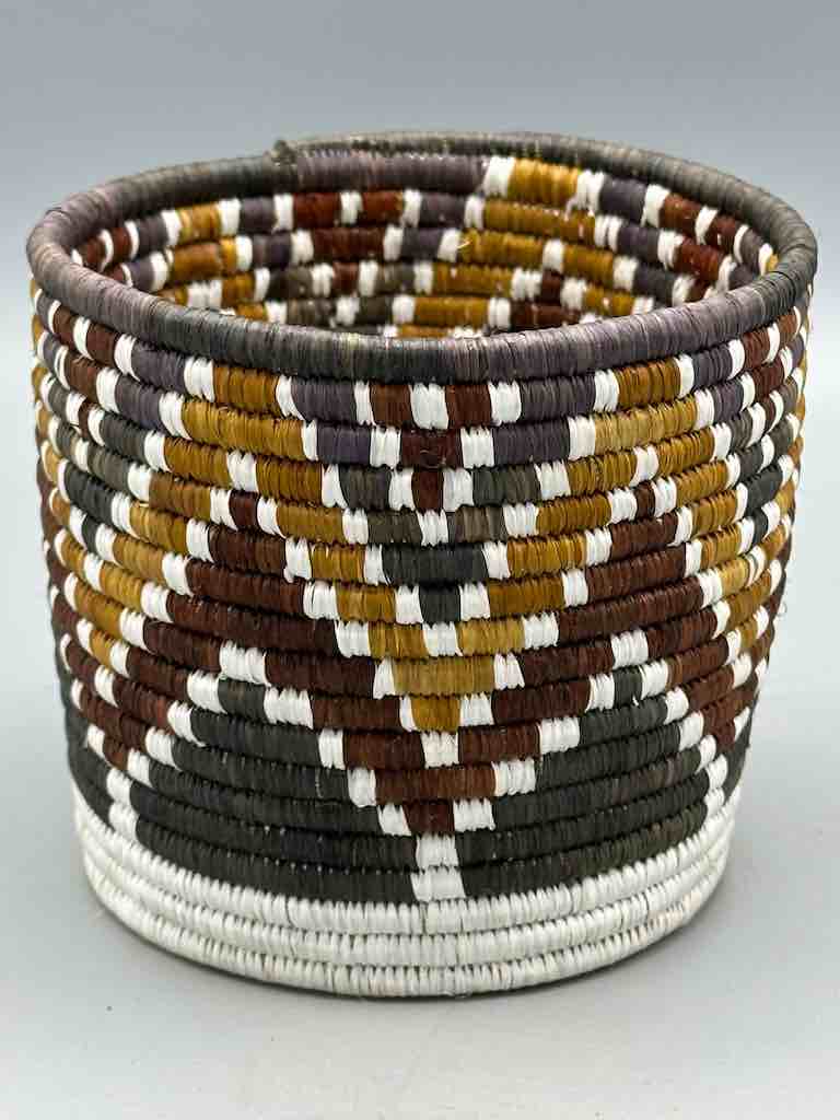 Batwa Deep Cylinder Raffia Basket