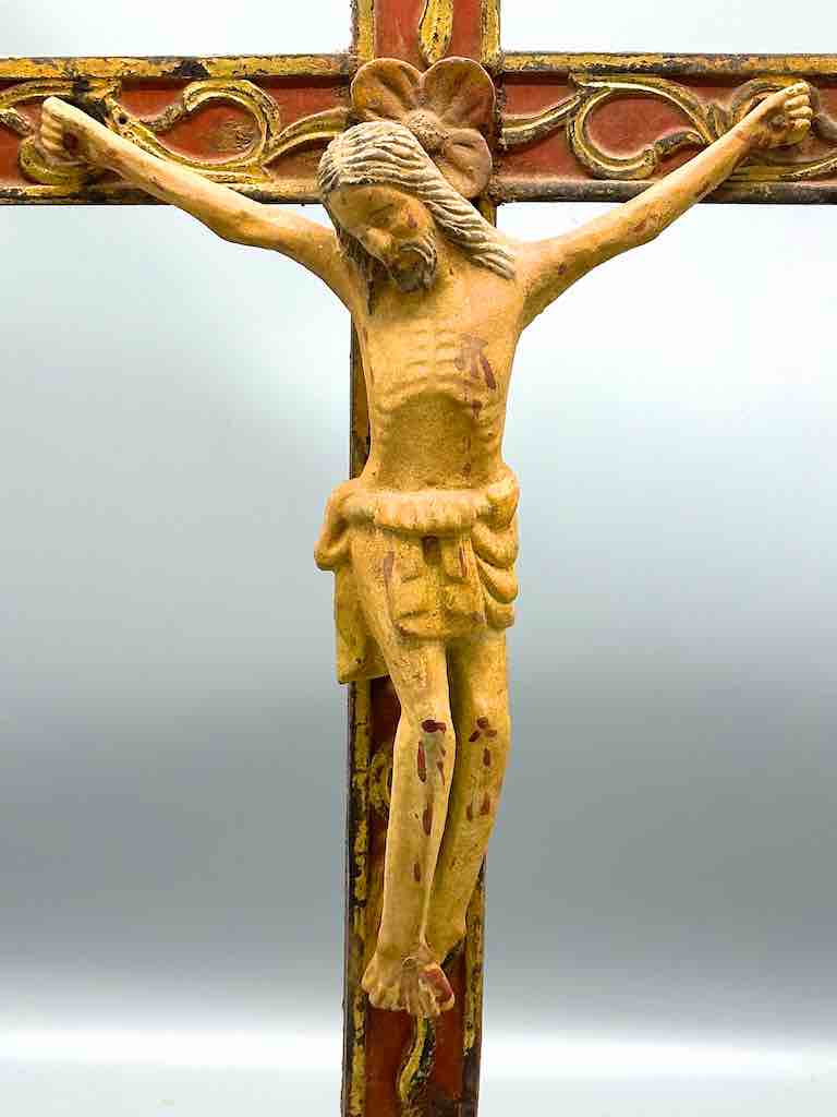 Antique French-Vietnamese Catholic Crucifix