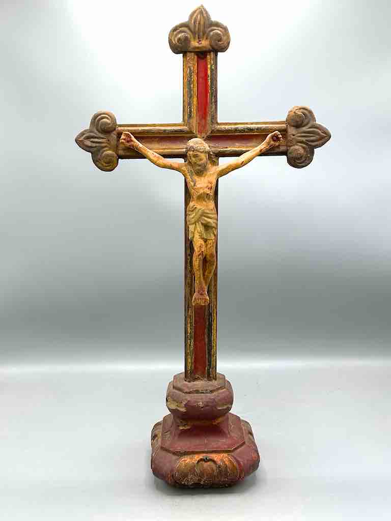 Antique French-Vietnamese Catholic Crucifix