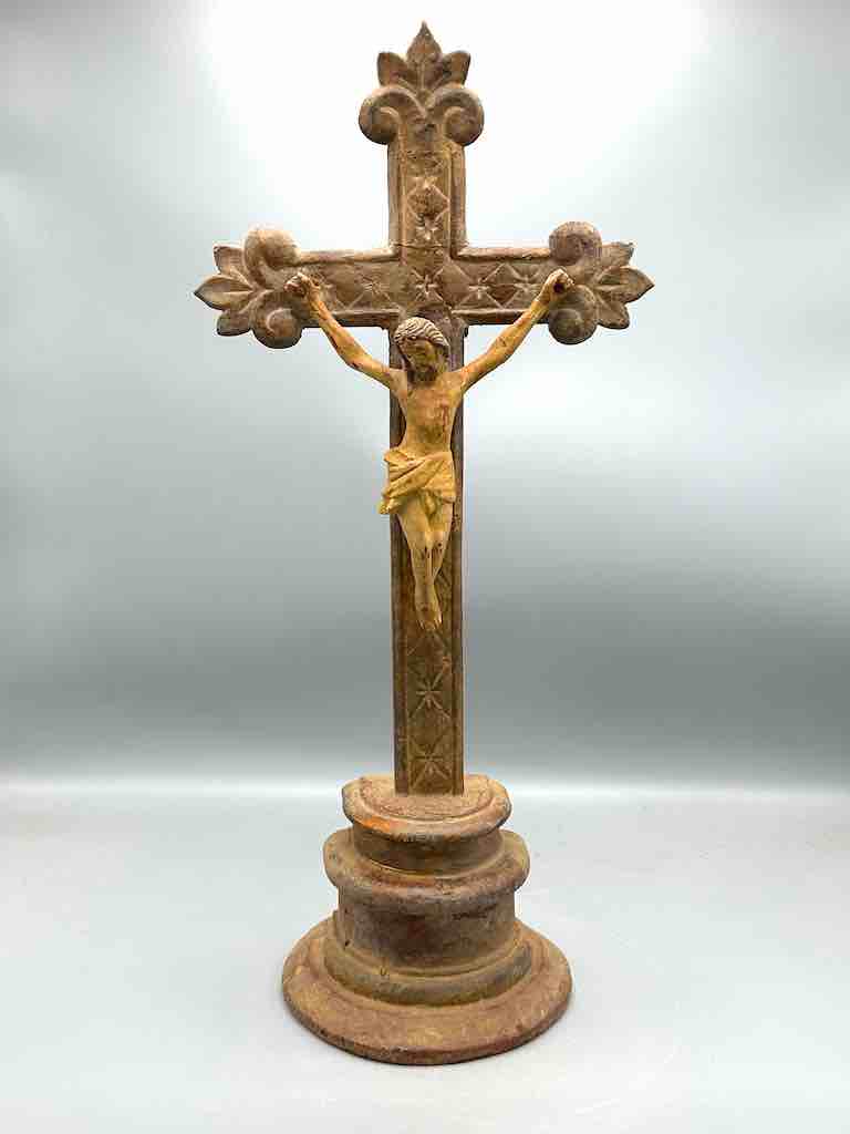 Antique French-Vietnamese Catholic Crucifix