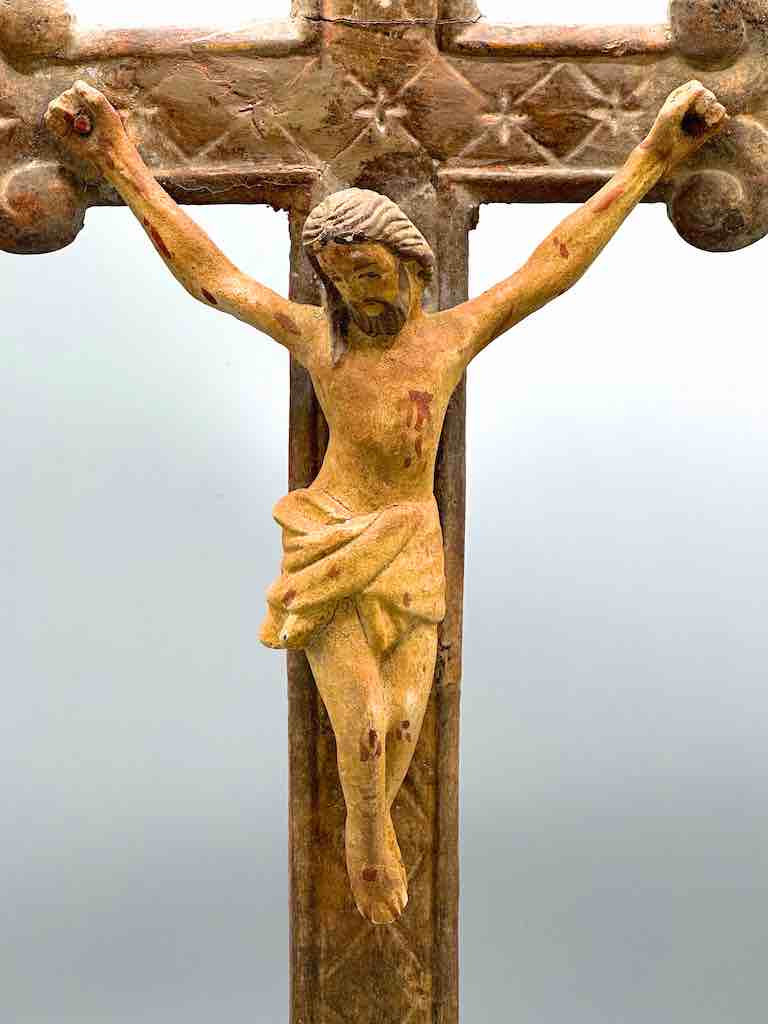 Antique French-Vietnamese Catholic Crucifix