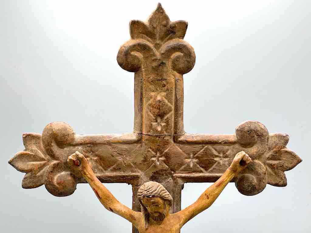 Antique French-Vietnamese Catholic Crucifix