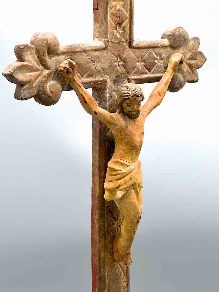 Antique French-Vietnamese Catholic Crucifix