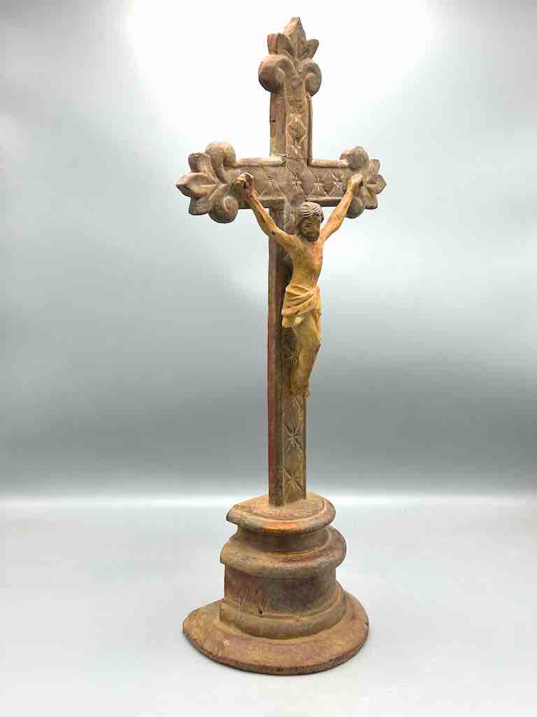 Antique French-Vietnamese Catholic Crucifix