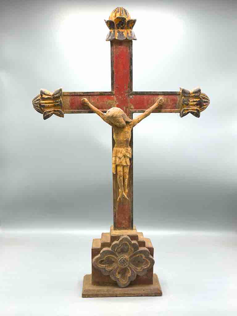 Antique French-Vietnamese Catholic Crucifix