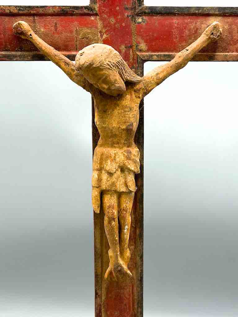 Antique French-Vietnamese Catholic Crucifix