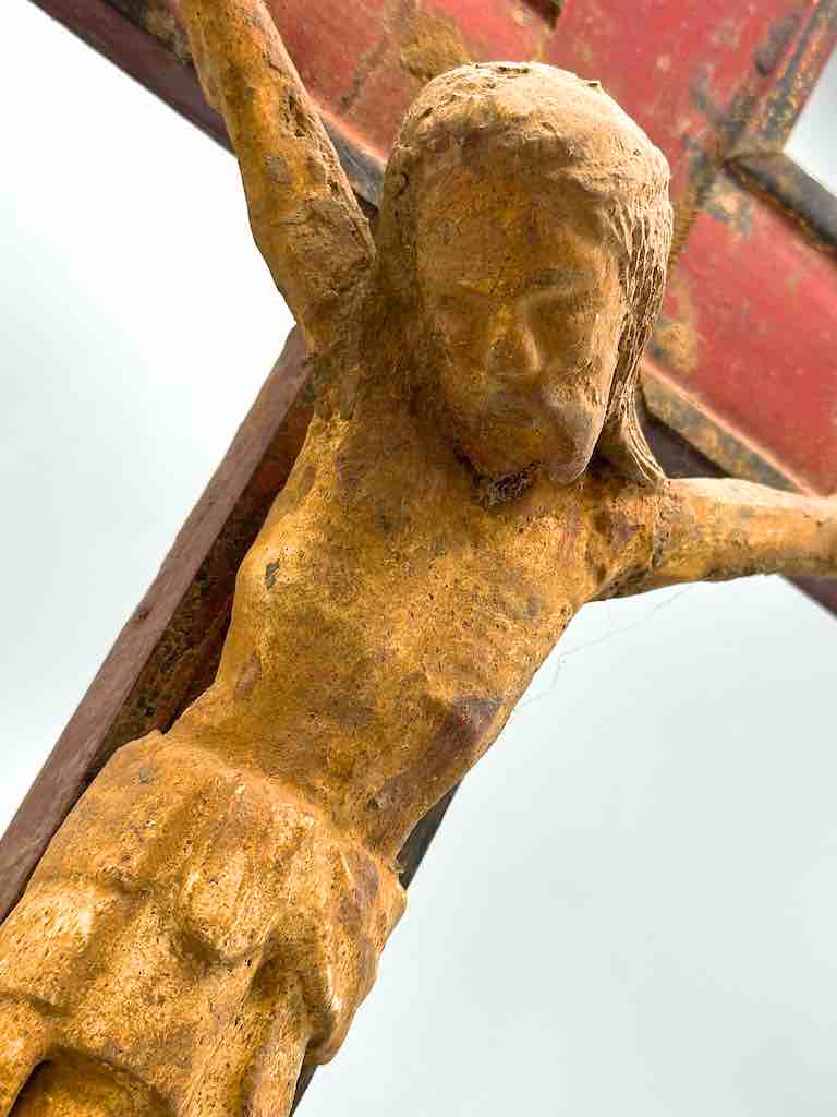 Antique French-Vietnamese Catholic Crucifix