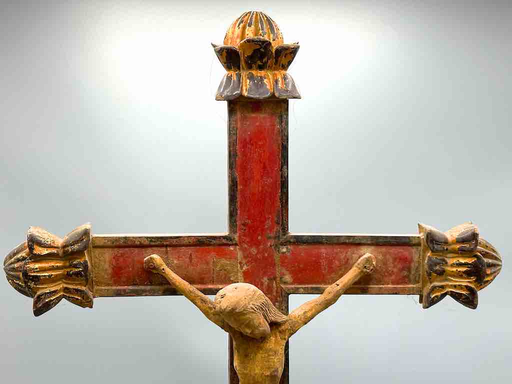 Antique French-Vietnamese Catholic Crucifix