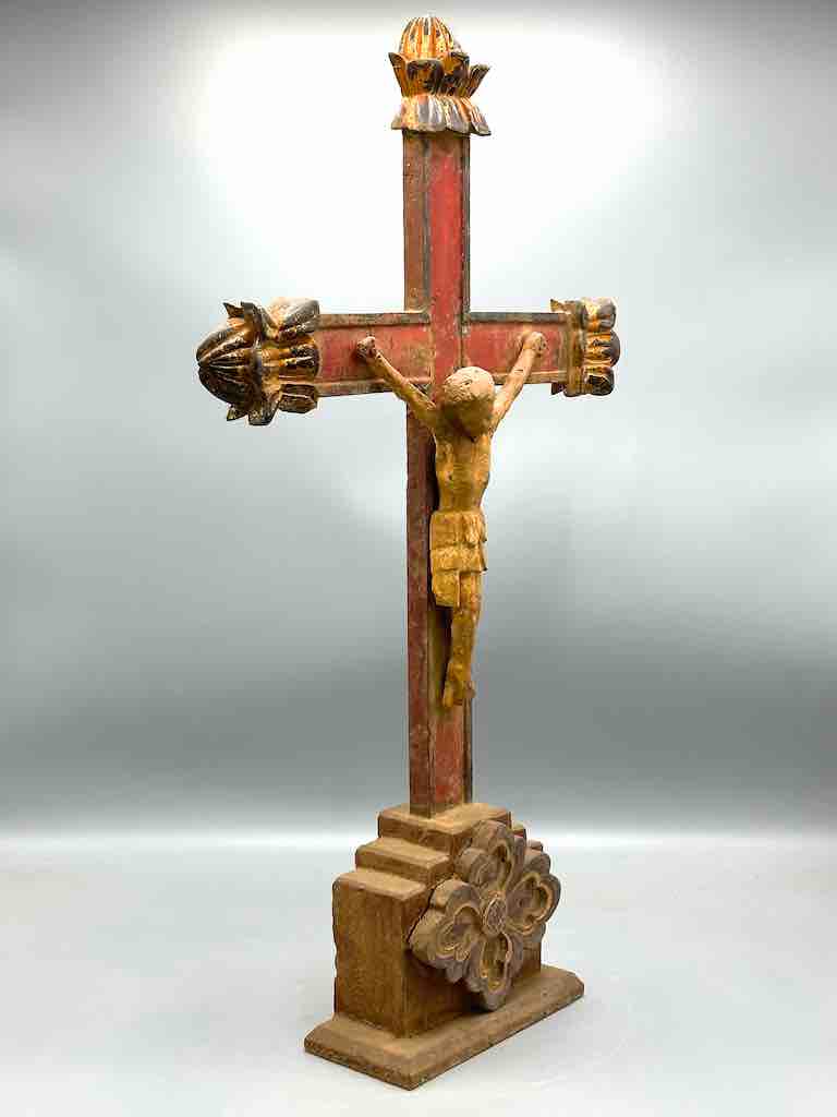 Antique French-Vietnamese Catholic Crucifix