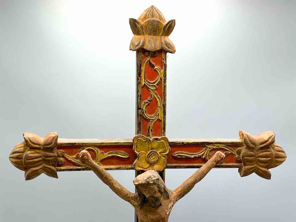 Antique French-Vietnamese Catholic Crucifix