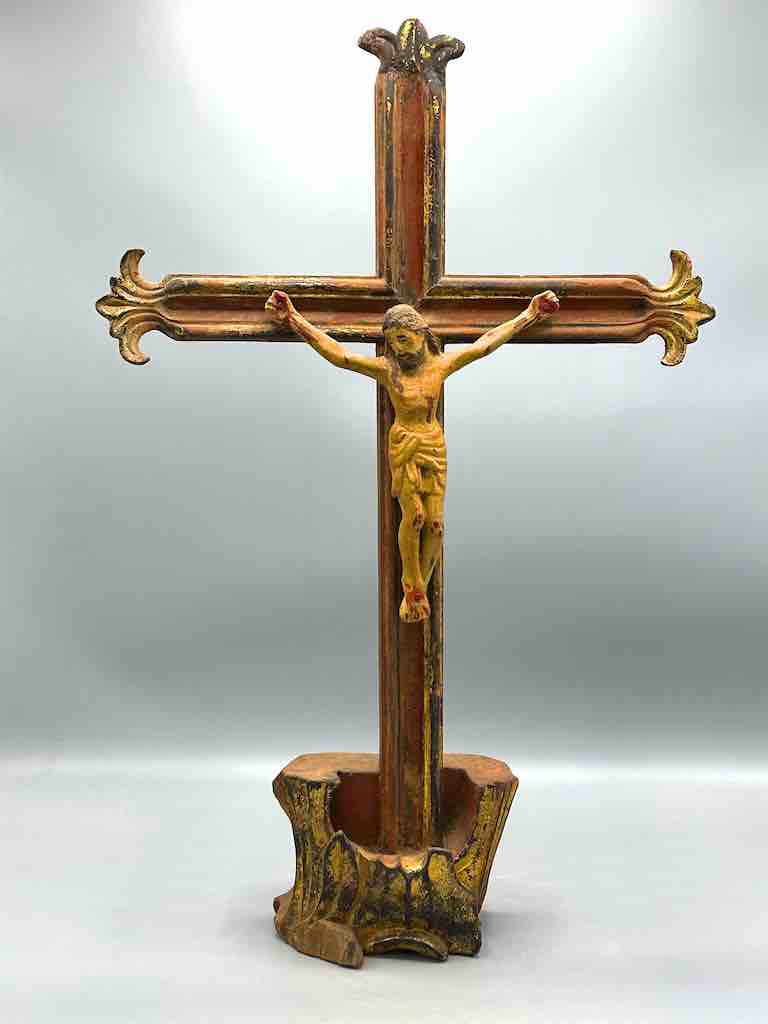 Antique French-Vietnamese Catholic Crucifix