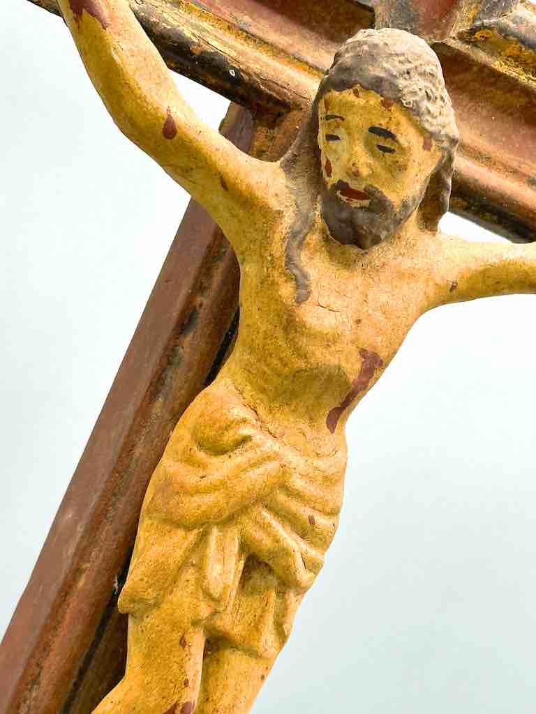 Antique French-Vietnamese Catholic Crucifix