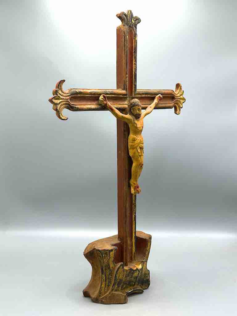 Antique French-Vietnamese Catholic Crucifix