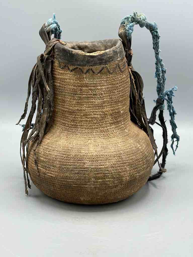 Vintage Tuareg Storage Basket - Niger