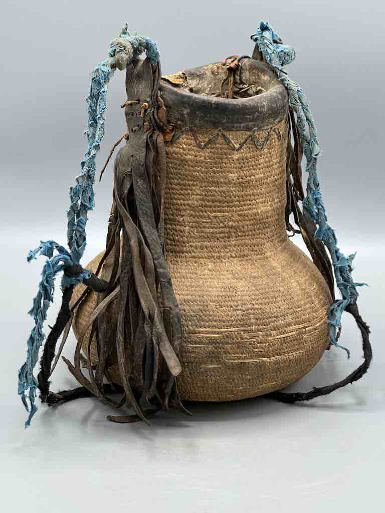 Vintage Tuareg Storage Basket - Niger