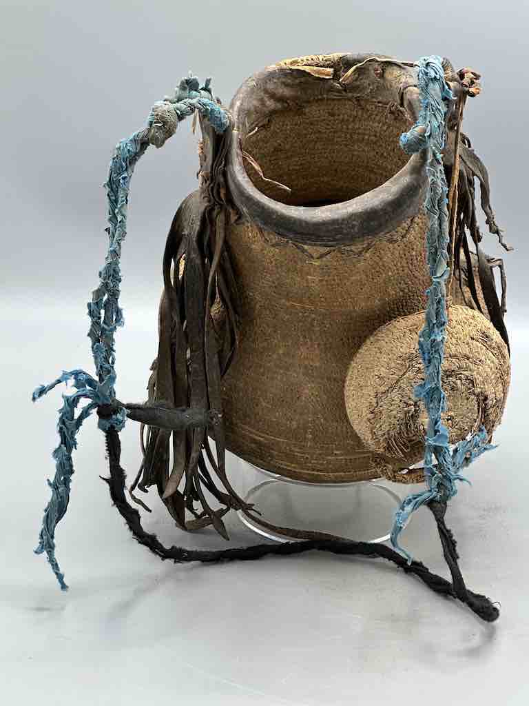 Vintage Tuareg Storage Basket - Niger