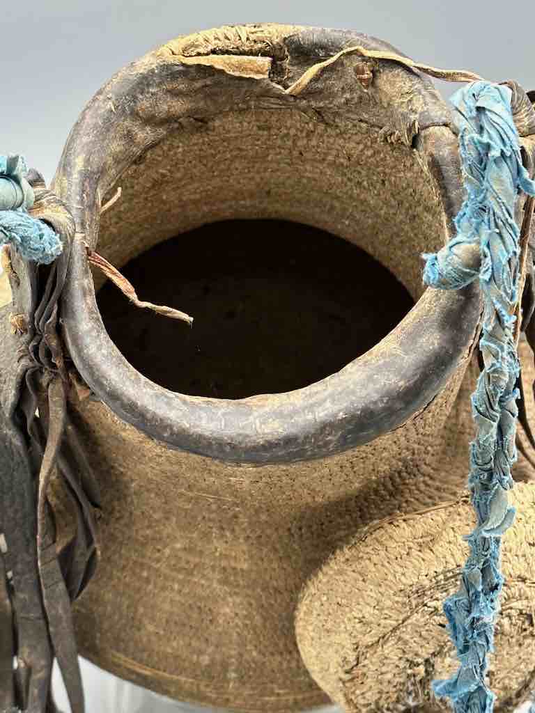 Vintage Tuareg Storage Basket - Niger