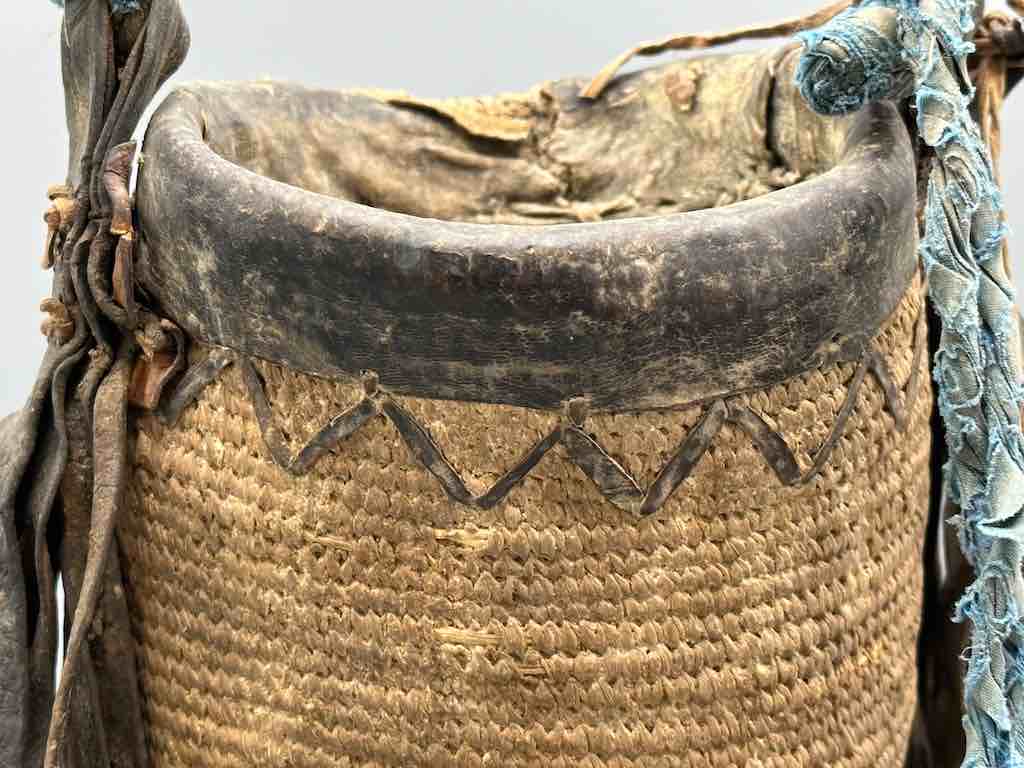 Vintage Tuareg Storage Basket - Niger