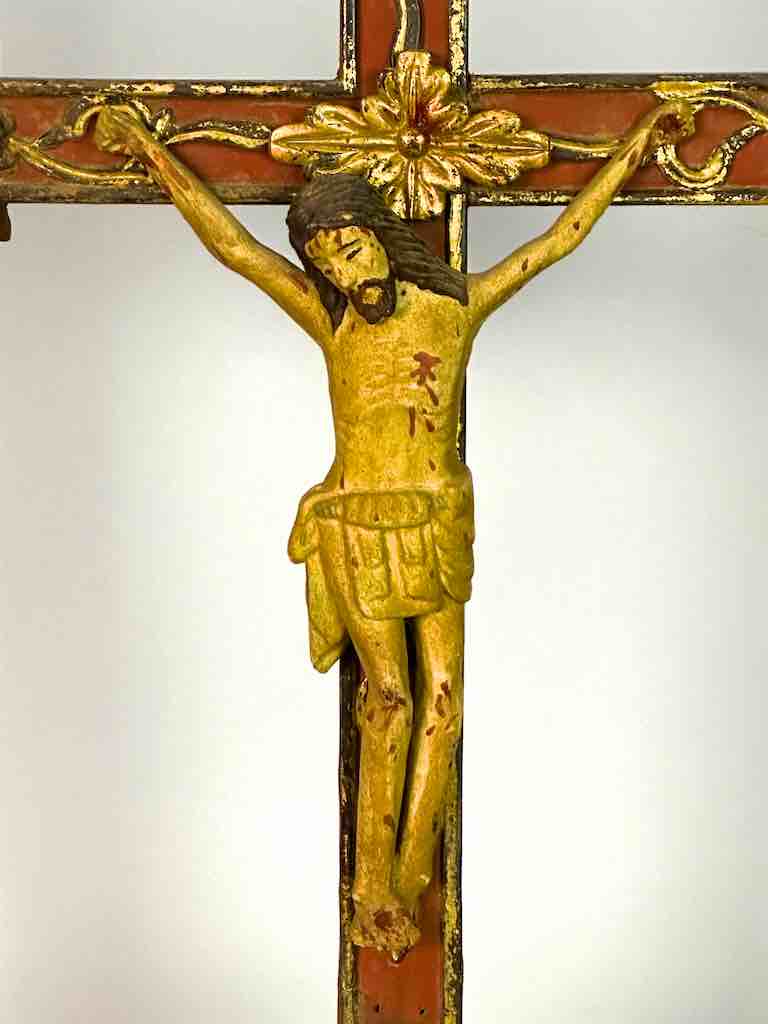 Antique French-Vietnamese Catholic Crucifix