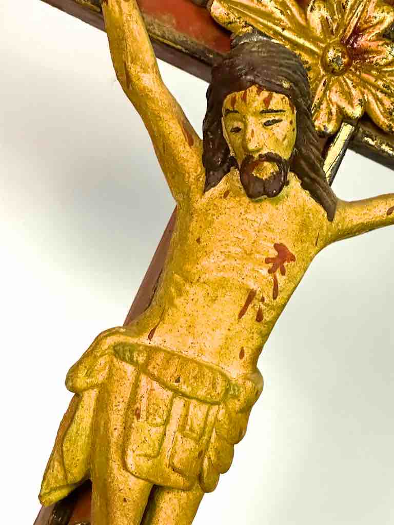 Antique French-Vietnamese Catholic Crucifix