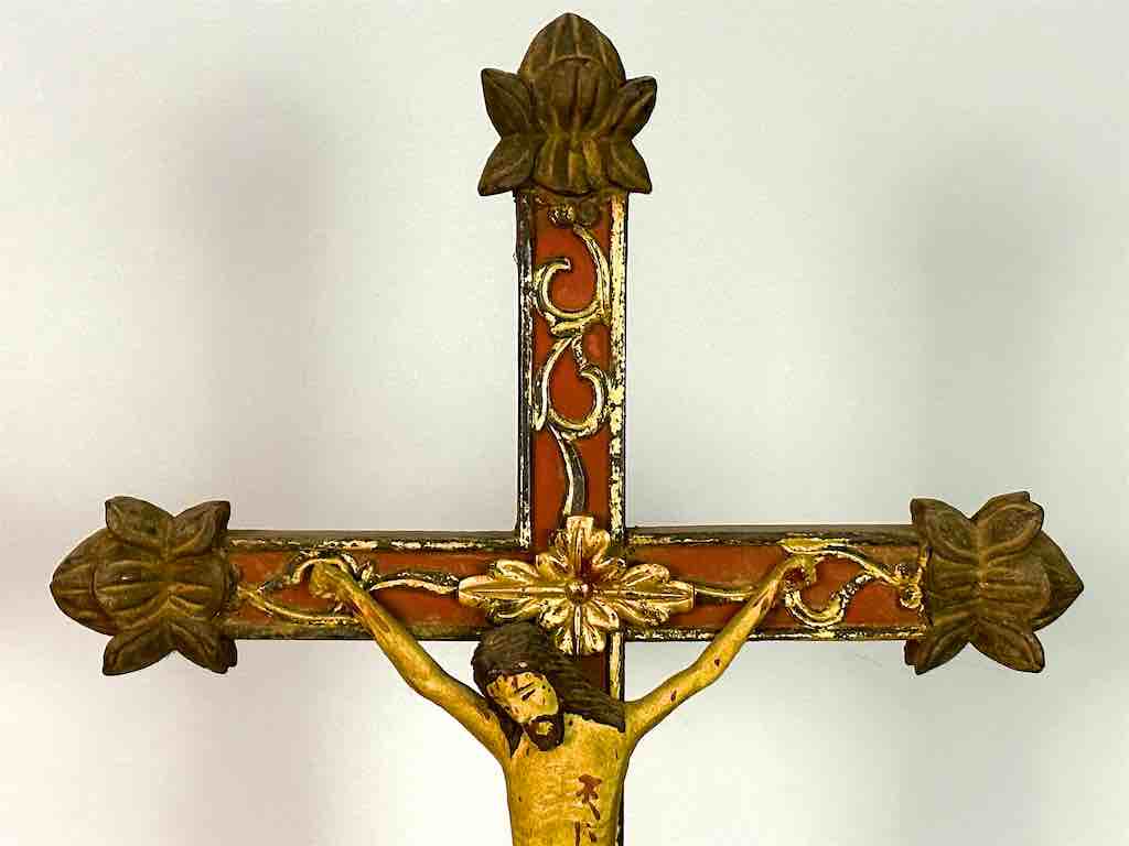 Antique French-Vietnamese Catholic Crucifix