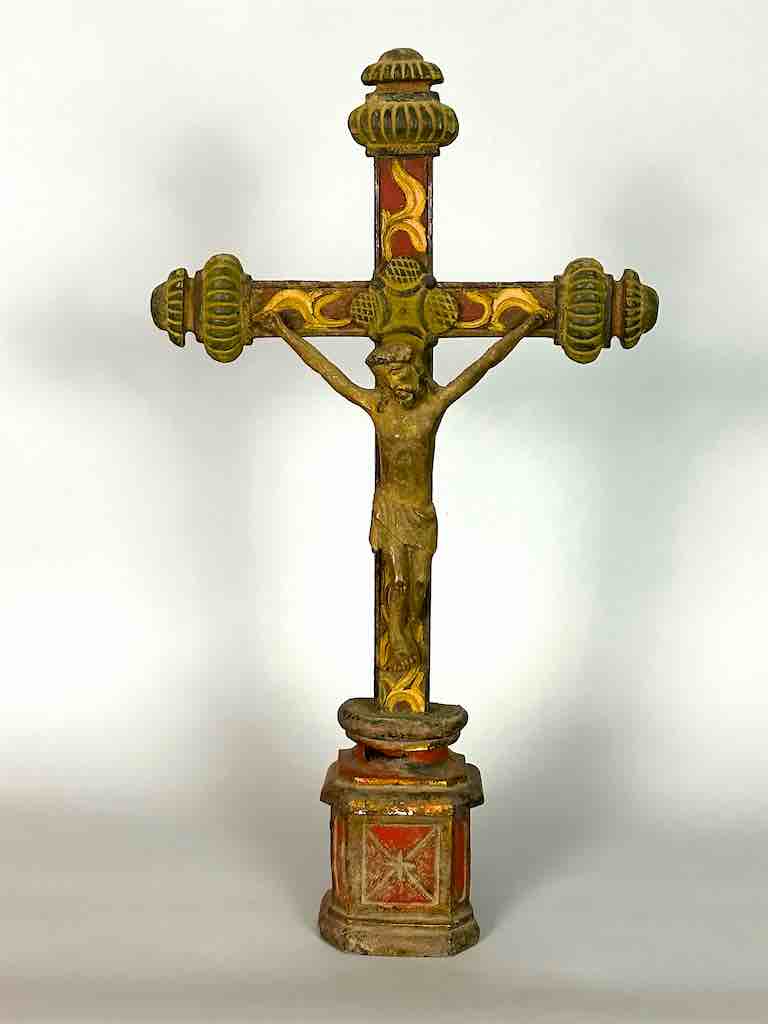 Antique French-Vietnamese Catholic Crucifix