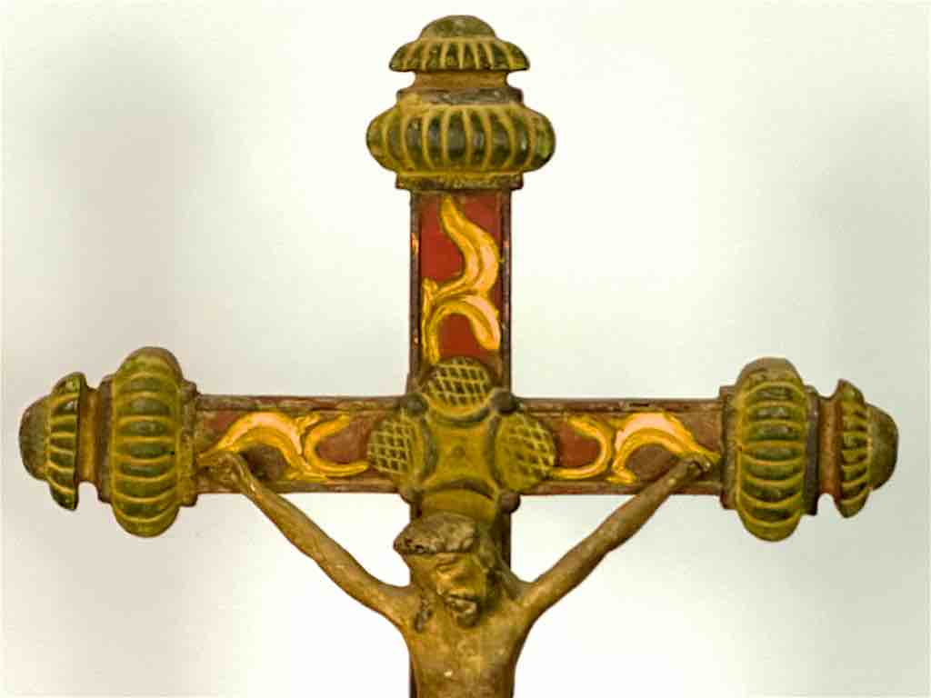 Antique French-Vietnamese Catholic Crucifix