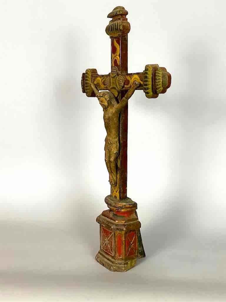 Antique French-Vietnamese Catholic Crucifix