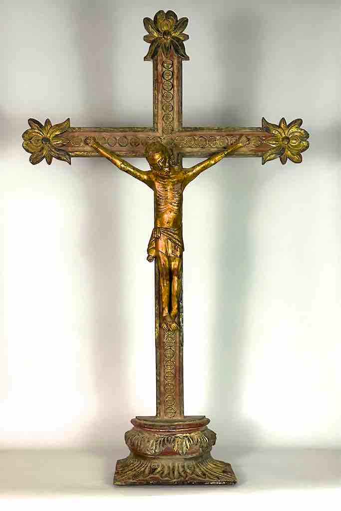 Antique French-Vietnamese Catholic Crucifix