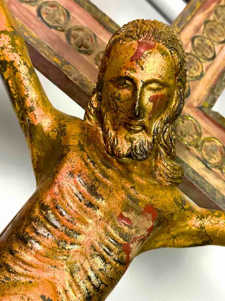 Antique French-Vietnamese Catholic Crucifix