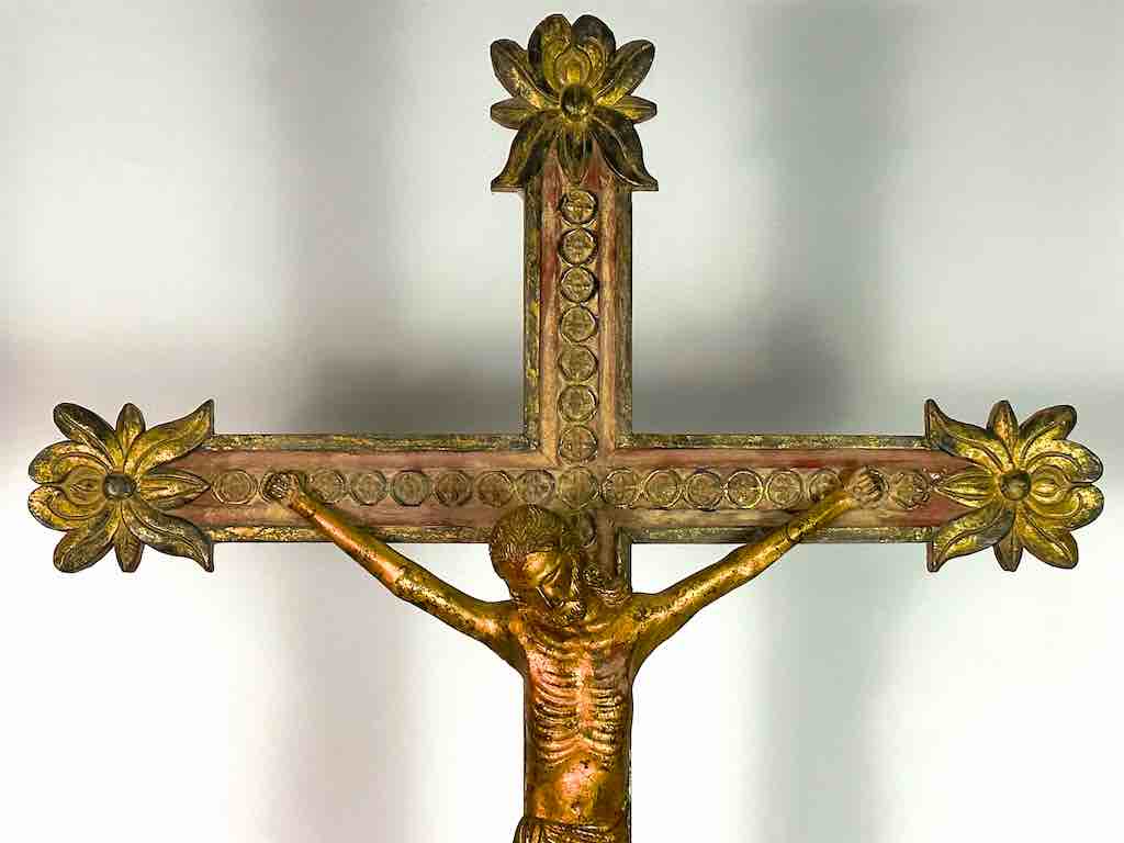 Antique French-Vietnamese Catholic Crucifix